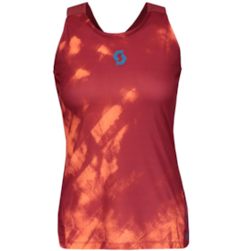 T-SHIRT TANK SCOTT SENHORA KINABALU RUN VERMELHO
