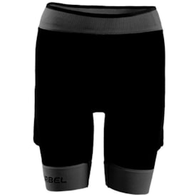CALÇÃO LURBEL SAMBA SENHORA PRETO/CINZA ESCURO