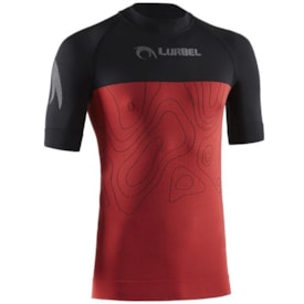 T-SHIRT LURBEL SAMBA VERMELHO/PRETO
