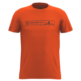 T-SHIRT SCOTT HOMEM 10 NOSHORTCUTS LARANJA