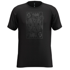 T-SHIRT SCOTT 30 CASUAL RAGLAN SLUB PRETO