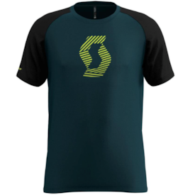T-SHIRT SCOTT 10 ICON RAGLAN AZUL/PRETO