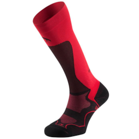 MEIAS DE TRAIL LURBEL PLUS VERMELHO/PRETO