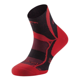 MEIAS DE TRAIL LURBEL NON-STOP VERMELHO/PRETO