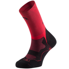 MEIAS DE TRAIL LURBEL GRAVITY VERMELHO/PRETO