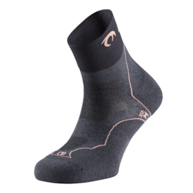 MEIAS DE TRAIL LURBEL DESAFIO MULHER CINZA/CORAL
