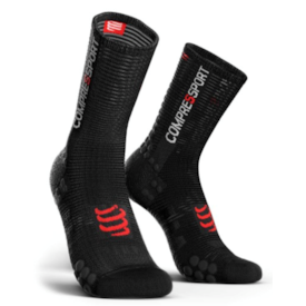 MEIAS COMPRESSPORT RACING SOCKS V3.0 BIKE PRETO