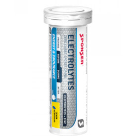 SPONSER ELECTROLYTES ZERO TUBO 10X4,5G - LIMÃO