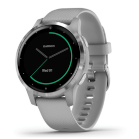 GARMIN VÍVOACTIVE 4S CINZENTO PÓ E PRATEADO