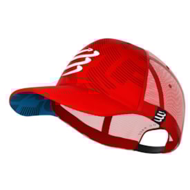 BONÉ COMPRESSPORT TRUCKER CAP VERMELHO 2020
