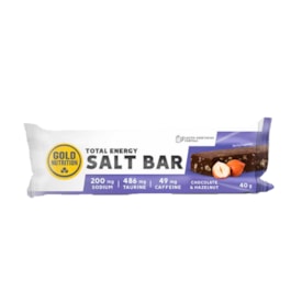 GOLDNUTRITION ENDURANCE SALT BAR CHOCOLATE & AVELÃ - 40G