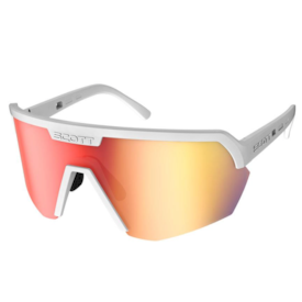 ÓCULOS DE SOL SCOTT SPORT SHIELD BRANCO (VERMELHO ESPELHADO)