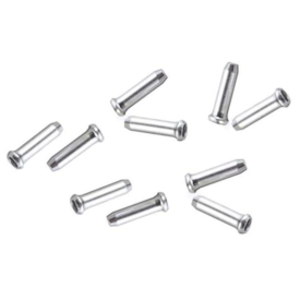 CABLE END CAPS - 10UN COR PRATA