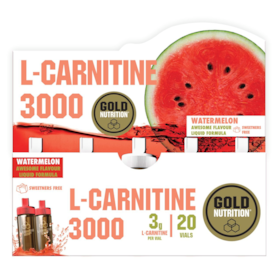 GOLDNUTRITION L-CARNITINA 3000MG MELÂNCIA - 20UN