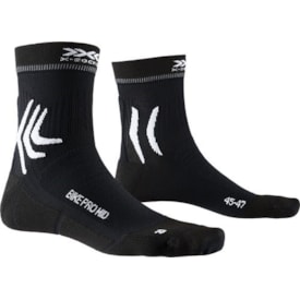 MEIAS X-BIONIC BIKE PRO MID - PRETO