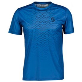 T-SHIRT SCOTT HOMEM RC RUN AZUL/PRETO