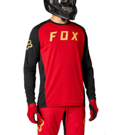 CAMISOLA FOX HEAD DEFEND - MTB VERMELHO