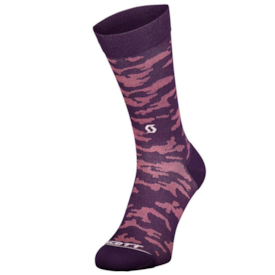 MEIAS SCOTT CAMO CREW PURPURA