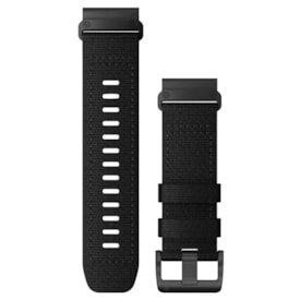 BRACELETE GARMIN TÁTICA EM NYLON PRETO (ORIGINAL) - 26MM