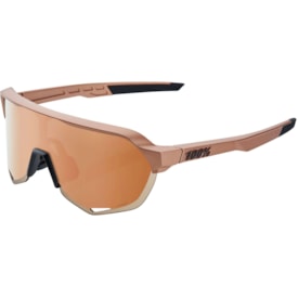 100% S2 HIPER MIRROR LENS MATTE TRANSLUCENT BROWN FADE