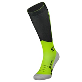 MEIAS SCOTT RC COMPRESSION PRETO/AMARELO