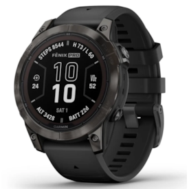 FENIX 7 PRO SAPPHIRE SOLAR - CINZENTO CARBONO EM TITÃNIO REVESTIDO A DLC