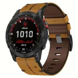 BRACELETE QUICKFIT™ EM PELE PARA GARMIN - 26MM