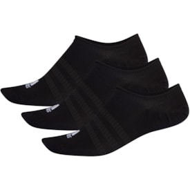 MEIAS ADIDAS PRETAS - PACK 3 UNIDADES