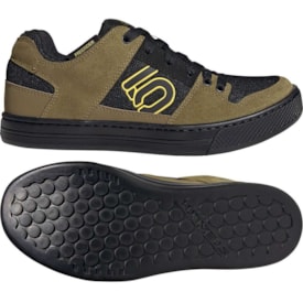 FIVE TEN FREERIDER - PRETO/AMARELO TORRADO