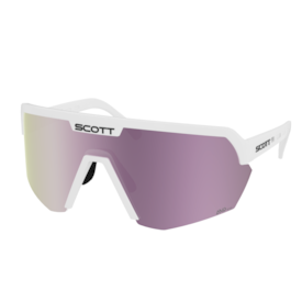 ÓCULOS DE SOL SCOTT SPORT SHIELD BRANCO (LAVANDA ESPELHADO)