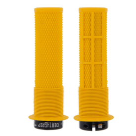 DMR BRENDOG DEATH GRIP LOCK-ON GRIPS - GUL YELLOW