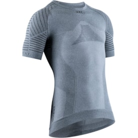 T-SHIRT X-BIONIC INVENT LIGHT CINZA