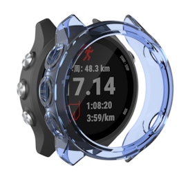 FORERUNNER 245 - CAPA PROTEÇÃO SILICONE AZUL TRANSPARENTE