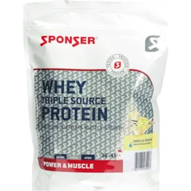 SPONSER WHEY TRIPLE SOURCE PROTEIN SHAKE 500G - BAUNILHA