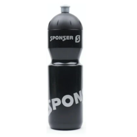 BIDON SPONSER PRETO/CINZA 750ML