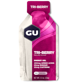 GU ENERGY GEL COM CAFEINA - TRI-BERRY 32G