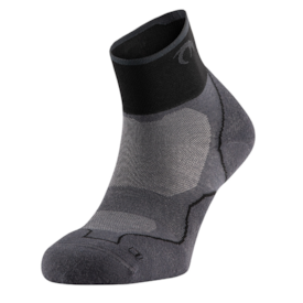 MEIAS DE TRAIL LURBEL DESAFIO THREE CINZA/PRETO