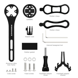 SUPORTE GPS GUIADORES AERO PARA GARMIN, LUZ E GOPRO
