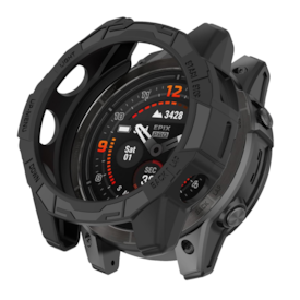 FENIX 7X / EPIX PRO 51MM - CAPA PROTEÇÃO SILICONE PRETO