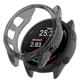 FORERUNNER 165 - CAPA PROTEÇÃO SILICONE PRETO TRANSPARENTE