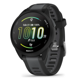 GARMIN FORERUNNER 165 AMOLED PRETO/CINZA
