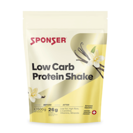 SPONSER LOW CARB PROTEIN SHAKE 500G BAUNILHA