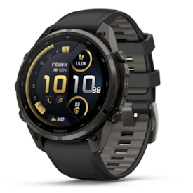 GARMIN FENIX 9 PRO INREACH CINZENTO CARBONO EM TITÂNIO COM DLC - 47MM